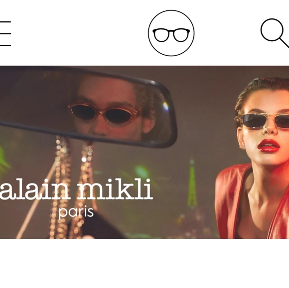 Alain MIKLI Paris $595 Sunglasses Oval Frames 7664 col 1112 😍 - Picture 2 of 15